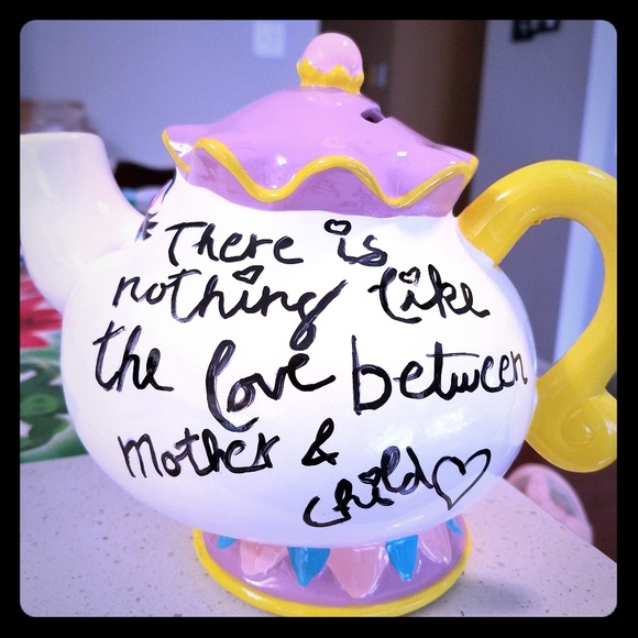 **SOLD** Mother & child quote Mrs. Potts Disney - Picture 1 of 3